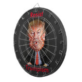 offiziell widerstehen Sie trumpism Dartboard Dartscheibe (Vorderseite rechts)