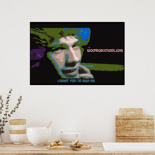 Offiziell WOC Wollte ich Ihnen, mein Poster zu bra (Küche)