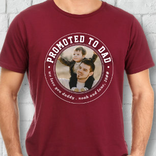 Offiziell zum Vater des Fotos Classic Red Abzeiche T-Shirt