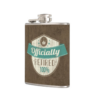 Offiziell zurückgezogen, 100 Prozent-Vintager Flachmann