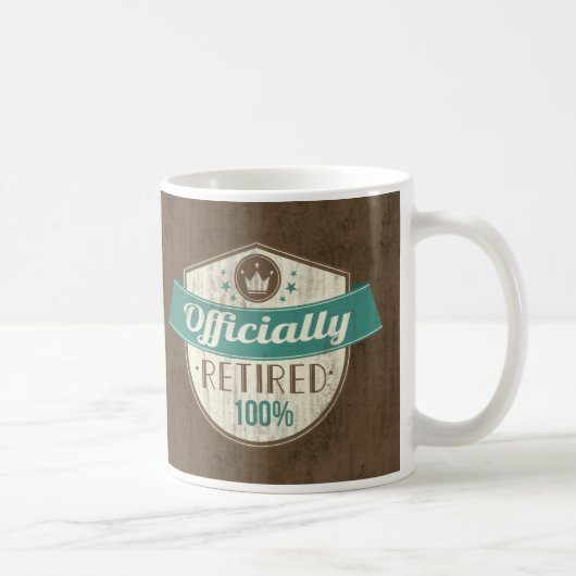 Offiziell zurückgezogen, 100 Prozent-Vintager Kaffeetasse (Rechts)