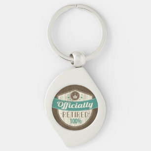 Offiziell zurückgezogen, 100 Prozent-Vintager Schlüsselanhänger