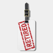 offiziell zurückgezogen gepäckanhänger (Vorderseite vertikal)