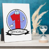 Offizielle 1 Birthday Banner Fotoplatte (Seite)
