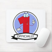 Offizielle 1 Birthday Banner Mousepad (Mit Mouse)