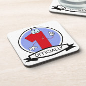 Offizielle 1 Birthday Banner Untersetzer (Linke Seite)