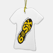 Offizielle 6@6-Weihnachtsverzierung Keramik Ornament (Links)