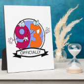 Offizielle 93 Birthday Banner Fotoplatte (Seite)