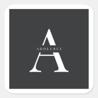 Offizielle Addlebee-Aufkleber Quadratischer Aufkleber