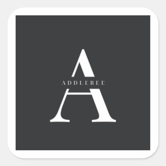 Offizielle Addlebee-Aufkleber Quadratischer Aufkleber (Vorderseite)