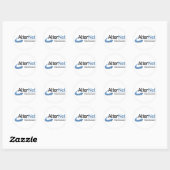 Offizielle AlterNet-Sticker Runder Aufkleber (Blatt)