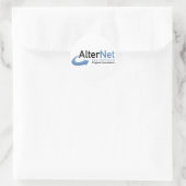 Offizielle AlterNet-Sticker Runder Aufkleber (Tasche)