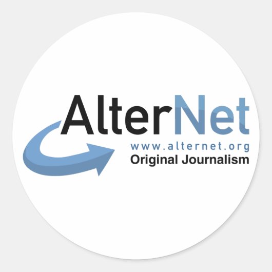Offizielle AlterNet-Sticker Runder Aufkleber (Vorderseite)