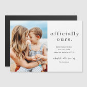 Offizielle Ankündigung unserer Foto-Adoption (Vorne/Hinten)