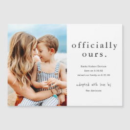 Offizielle Ankündigung unserer Foto-Adoption