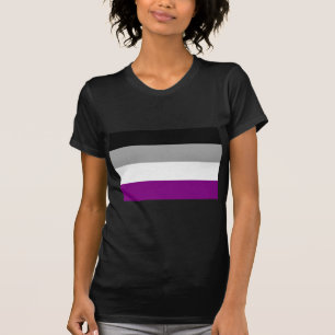 OFFIZIELLE ASEXUALE STOLZ-FLAGGE T-Shirt