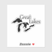 Offizielle Aufkleber für Große Seen (Blatt)