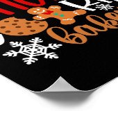 Offizielle Backsnowflakes Weihnachten Weihnachten Poster (Ecke)