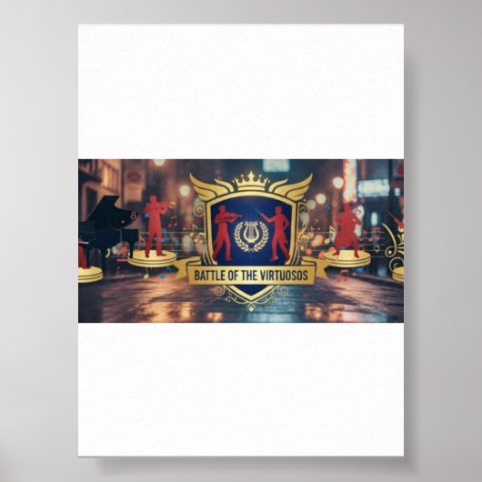 Offizielle Battle of the Virtuosos Poster (Vorne)