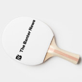 Offizielle Benter News Ping Pong Paddle Tischtennis Schläger (Seitenansicht)
