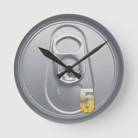Offizielle Bier-Timer-Uhr Runde Wanduhr (Vorderseite)