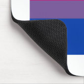 OFFIZIELLE BISEXUELLE PRIDE-FLAGGE MOUSEPAD (Ecke)