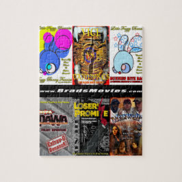 Offizielle BradsMovies Werbeplakatdesign auf Puzzle