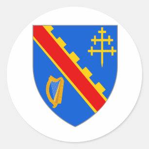 Offizielle Coat Arms Armagh Heraldry Symbol Irland Runder Aufkleber