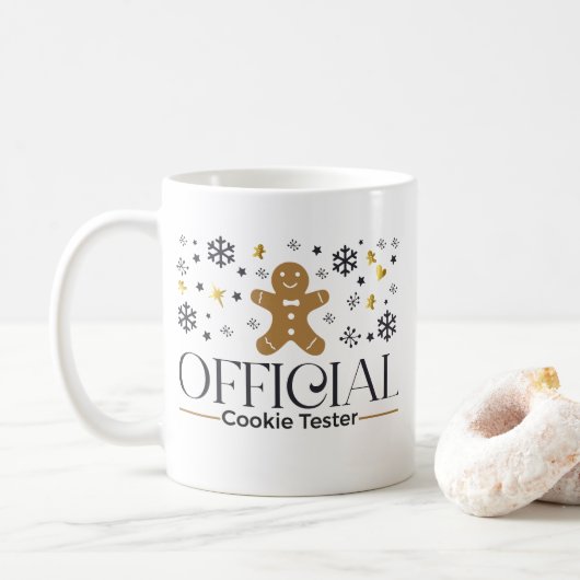 Offizielle Cookie Tester-Tasse Kaffeetasse (Mit Donut)