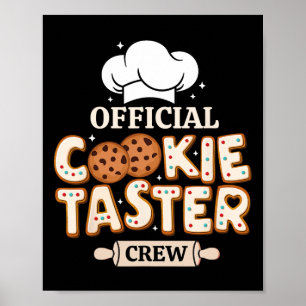 Offizielle Cookie-Verkostungs-Crew Lustiges Byking Poster