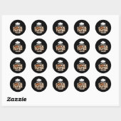 Offizielle Cookie-Verkostungs-Crew Lustiges Byking Runder Aufkleber (Blatt)