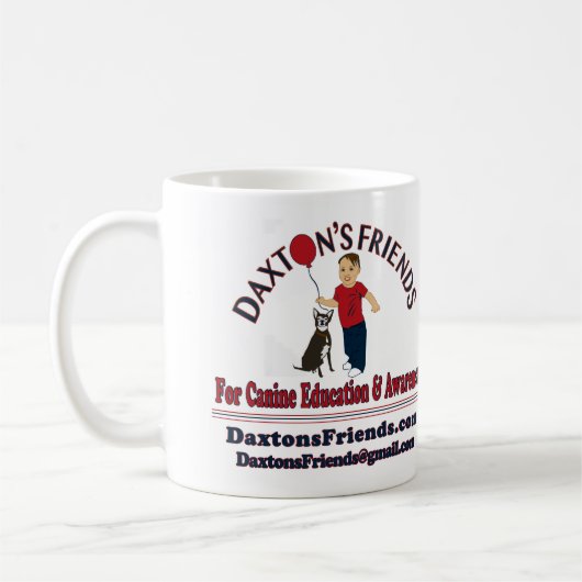 Offizielle Daxtons Freund-Tasse Kaffeetasse (Links)