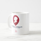 Offizielle Daxtons Freund-Tasse Kaffeetasse (Vorderseite Links)