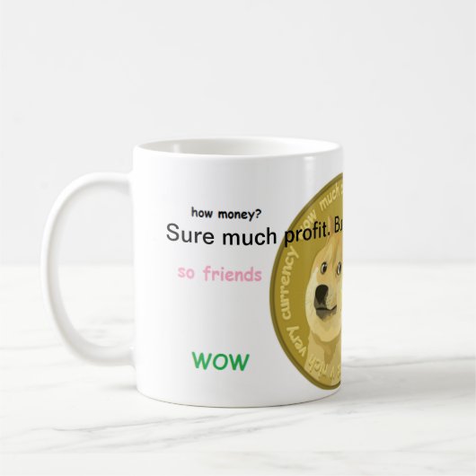 Offizielle Dogecoin Kaffeetasse so Gewinn. WOW (Links)