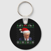 Offizielle Donald Trump-Tasse Ugly Christmas Schlüsselanhänger (Vorderseite)