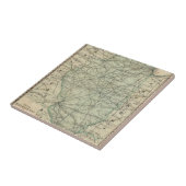 Offizielle Eisenbahnkarte von Illinois Fliese (Seite)