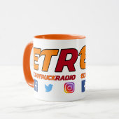 Offizielle EuroTruckRadio Tasse (Vorderseite Links)
