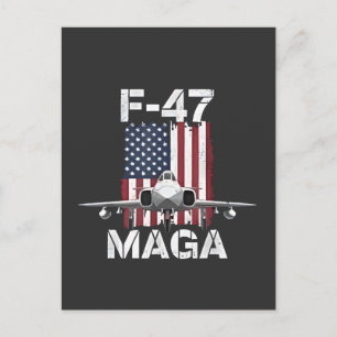 Offizielle F47 Maga Fighter Jet F-47 Jet Fighter A Ankündigungspostkarte