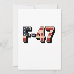 Offizielle F47 Maga Fighter Jet F-47 Jet Fighter A Einladung
