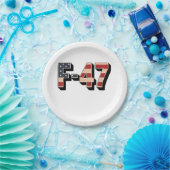 Offizielle F47 Maga Fighter Jet F-47 Jet Fighter A Pappteller (Party)