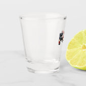 Offizielle F47 Maga Fighter Jet F-47 Jet Fighter A Schnapsglas (Links)
