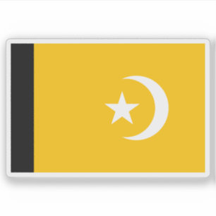 Offizielle Flagge der Insel Mwali, Komoren (2002-2 Aufkleber