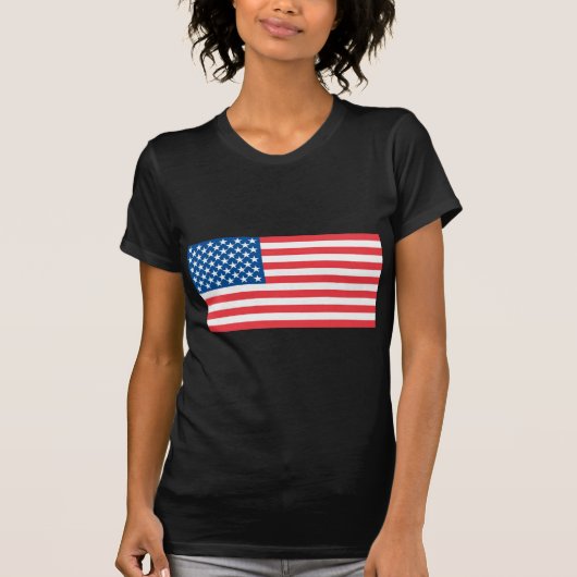 Offizielle Flagge der USA T-Shirt (Vorderseite)