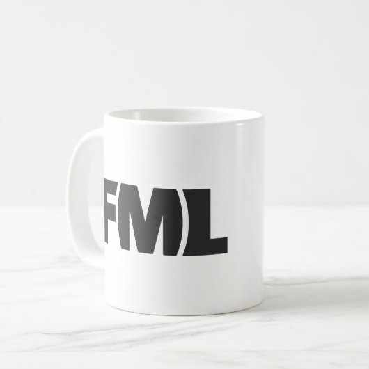 Offizielle FML Tasse: Nerven Kaffeetasse (Vorderseite Links)