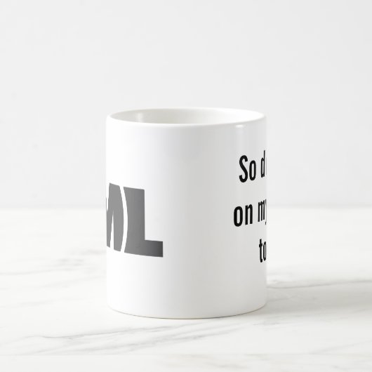 Offizielle FML Tasse: Nerven Kaffeetasse (Mittel)