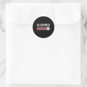 Offizielle G2-Ecken Runder Aufkleber (Tasche)