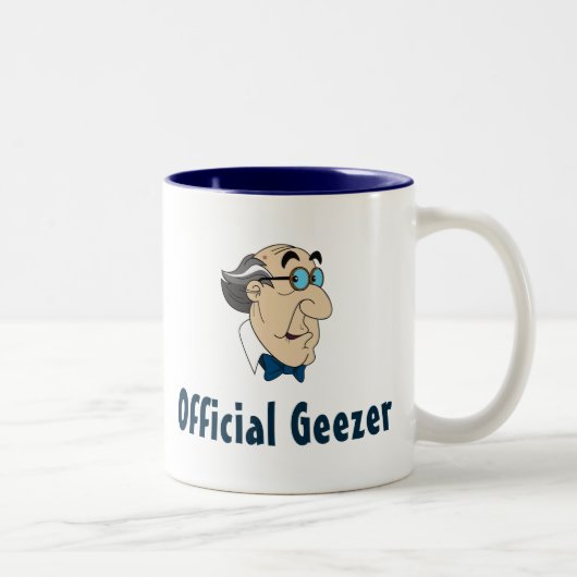 Offizielle Geezer-Tasse Zweifarbige Tasse (Rechts)