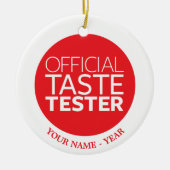 Offizielle Geschmack-Prüfvorrichtung Keramik Ornament (Vorne)