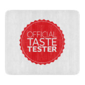 Offizielle Geschmack-Prüfvorrichtung Schneidebrett (Vorderseite)