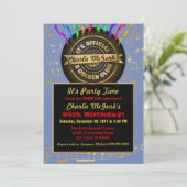 OFFIZIELLE Golden Oldie Party Einladung (Stehend Vorderseite)